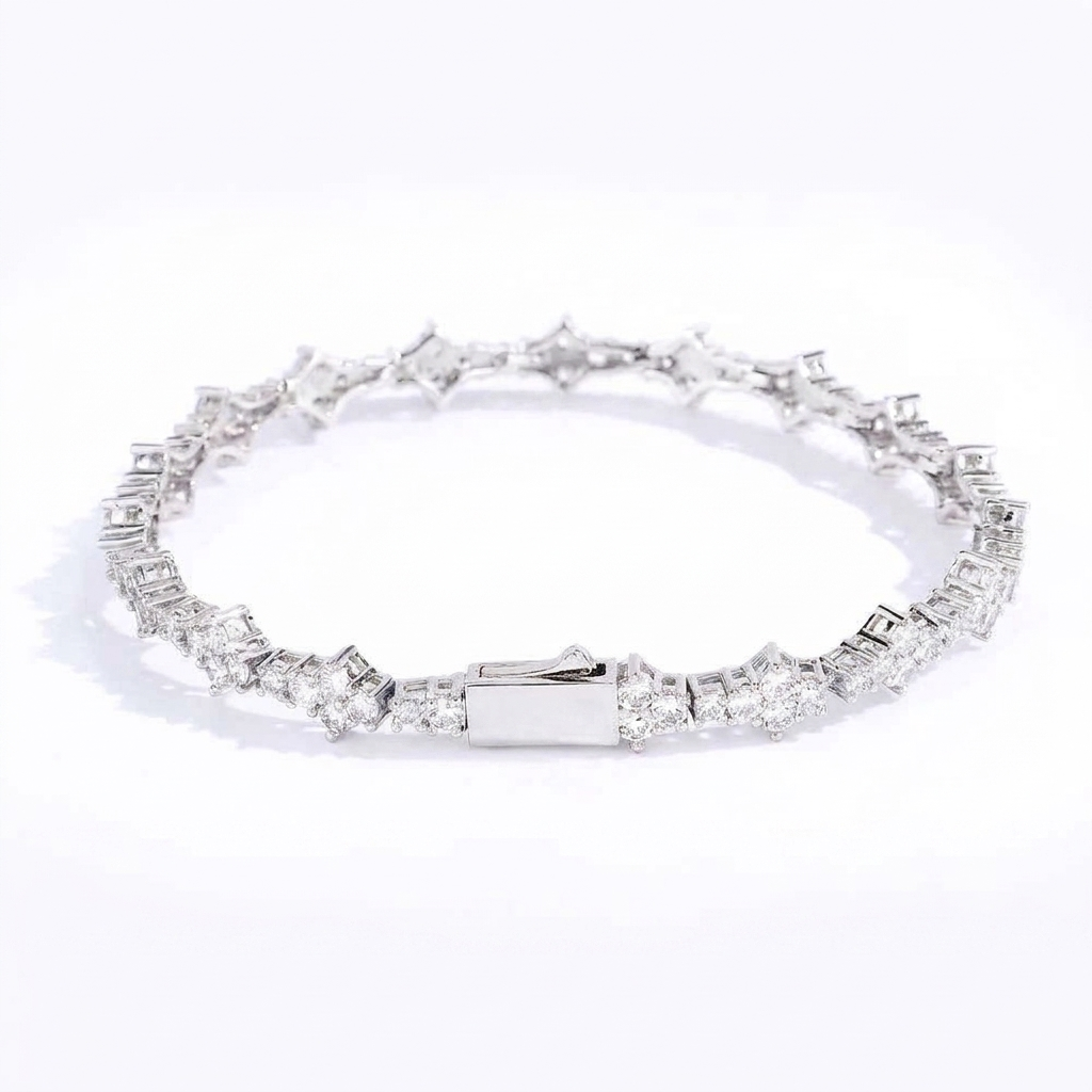 Honeycomb Tennis Bracelet