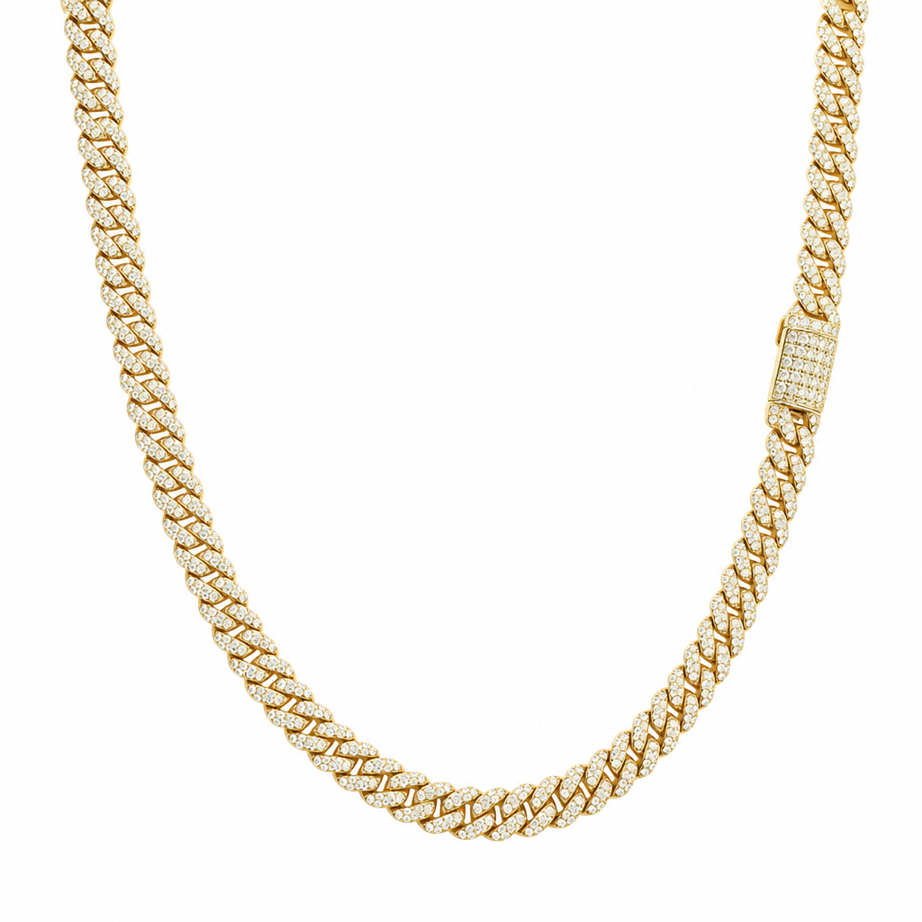 5mm Moissanite Cuban Link Necklace - product image 1