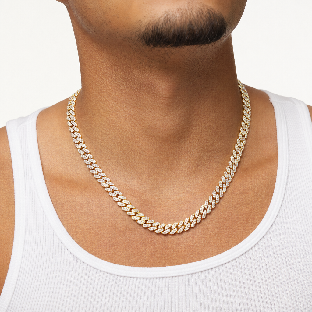 5mm Moissanite Cuban Link Necklace - product image 2