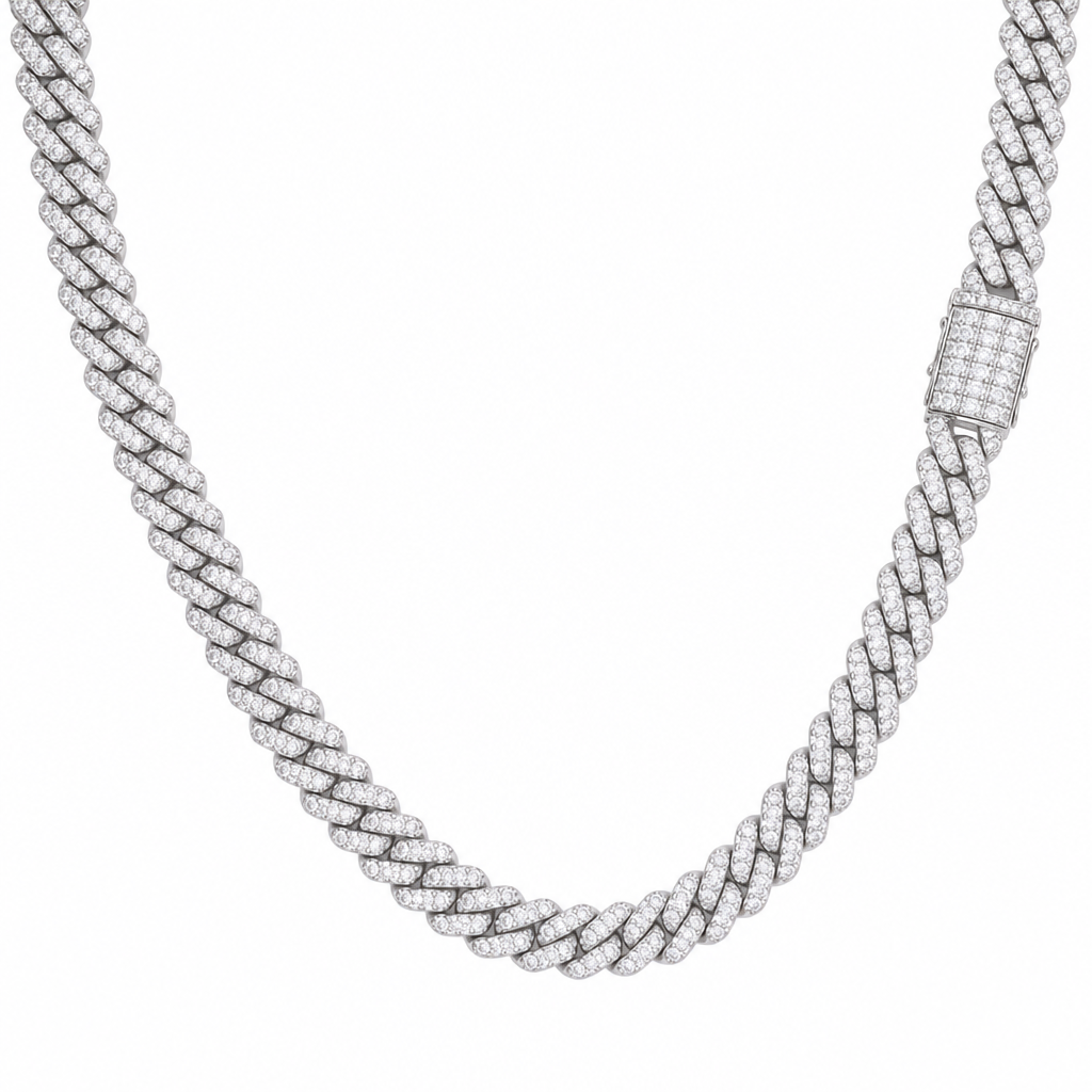 5mm Moissanite Cuban Link Necklace - product image 3